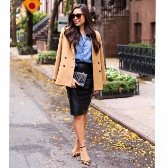 Catherine Malandrino Dresses & Skirts - Catherine Malandrino Faux Leather Pencil Skirt 8